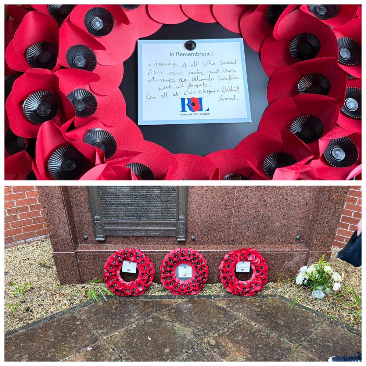 CwuGlasgow's tweet image. CWU Glasgow &amp;amp; District Amal
Today we laid a wreath at Glasgow Mail Centre in remembrance of all who served from our own ranks and beyond — and those who made the ultimate sacrifice.

We honour their courage, their duty, and their memory.
Lest we forget. 🌺

#RemembranceDay #CWU