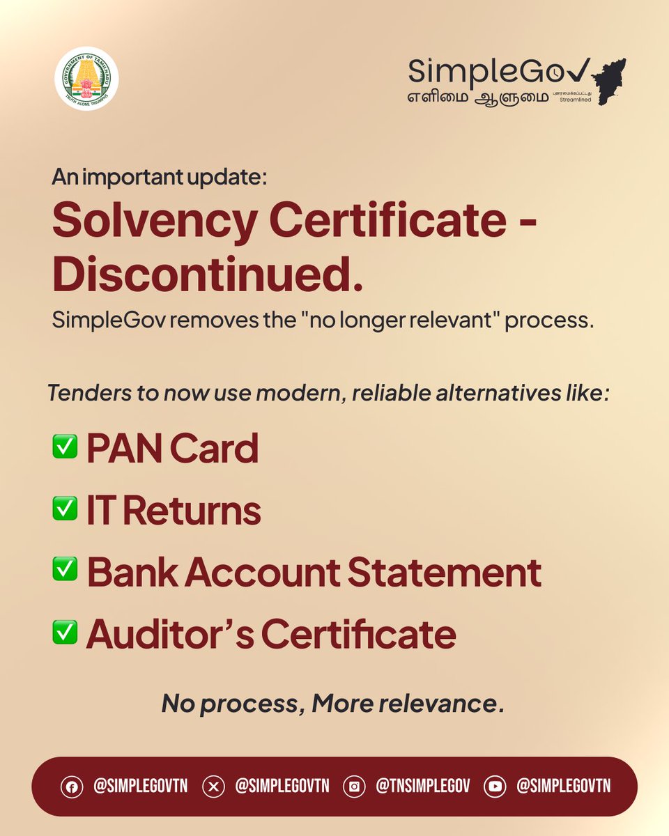 SimpleGovTN's tweet photo. A big announcement: SimpleGov removes "no longer relevant" process. #tnsimplegov #simplegovtn  #solvency https://t.co/FdfMWFv5vT