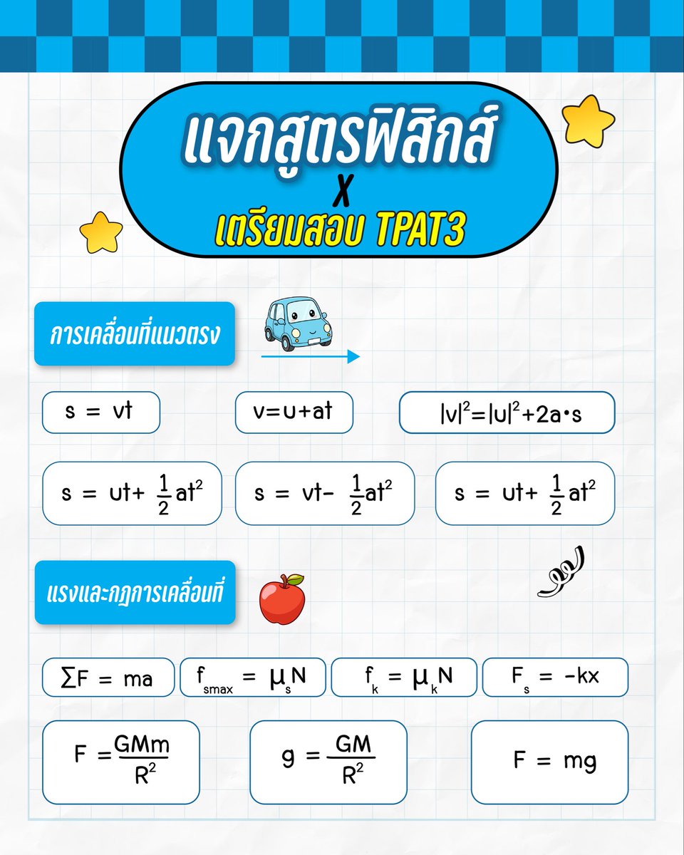 ฟิสิกส์พี่ตั้ว 💡 tweet media