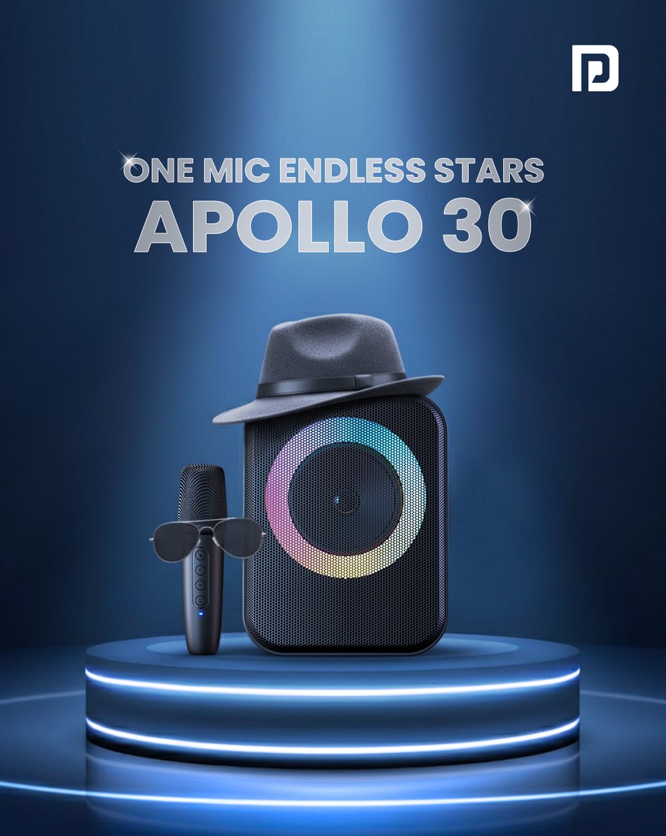 Portronics's tweet photo. Every star needs their stage, and every stage needs an Apollo 30.
Sing it. Play it. Own it.
Shop at https://t.co/iDQLBO7qy0
#portronics #Apollo30 https://t.co/xxdCqSK5Gi