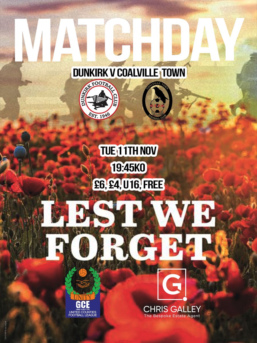 Tonights 9th game in 32 days as we welcome <a href="/CoalvilleTownFC/">Coalville Town FC</a> to the Empire sports ground.
Free matchday programme