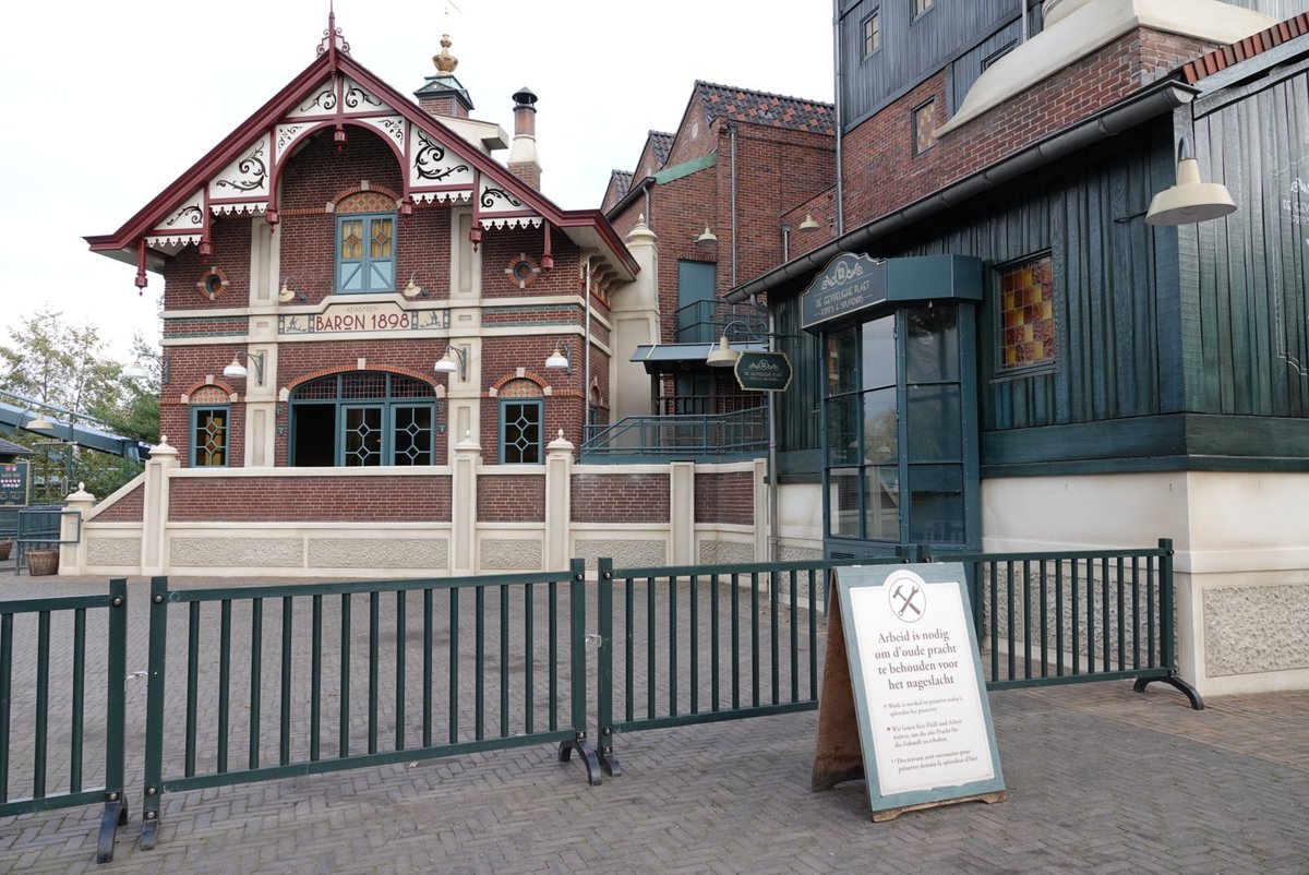 jeroen989's tweet image. Het #Baron1898 is nog steeds dicht. #Efteling #Themepark