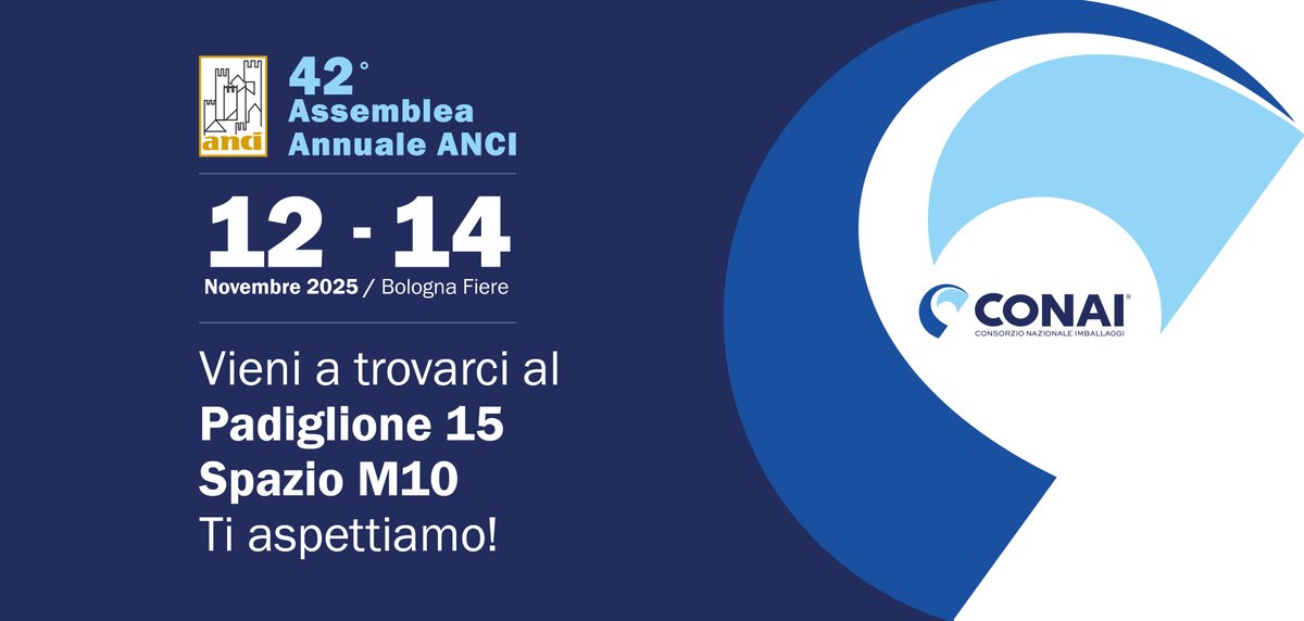 Siamo anche quest’anno Main Partner dell’Assemblea Annuale #ANCI, giunta alla sua 42ª edizione.

A BolognaFiere sindaci, istituzioni e imprese si confrontano per analizzare le sfide più urgenti e delineare insieme il futuro delle amministrazioni locali.

#ANCI2025