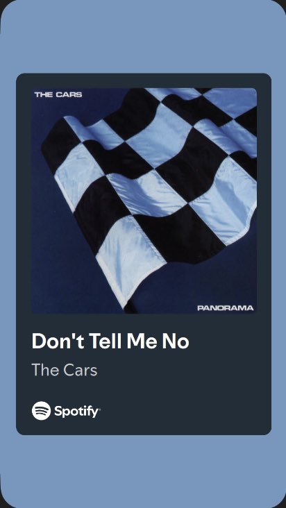 preputnickeric's tweet photo. #YesOrNo_vember
Day 11
“Don’t Tell Me No” - The Cars
#IDontWantToKnow
🎶 Don’t tell me no, I like it when you tell me so 🎶
https://t.co/jYzYxGDg2K https://t.co/aqoXlYw7NI