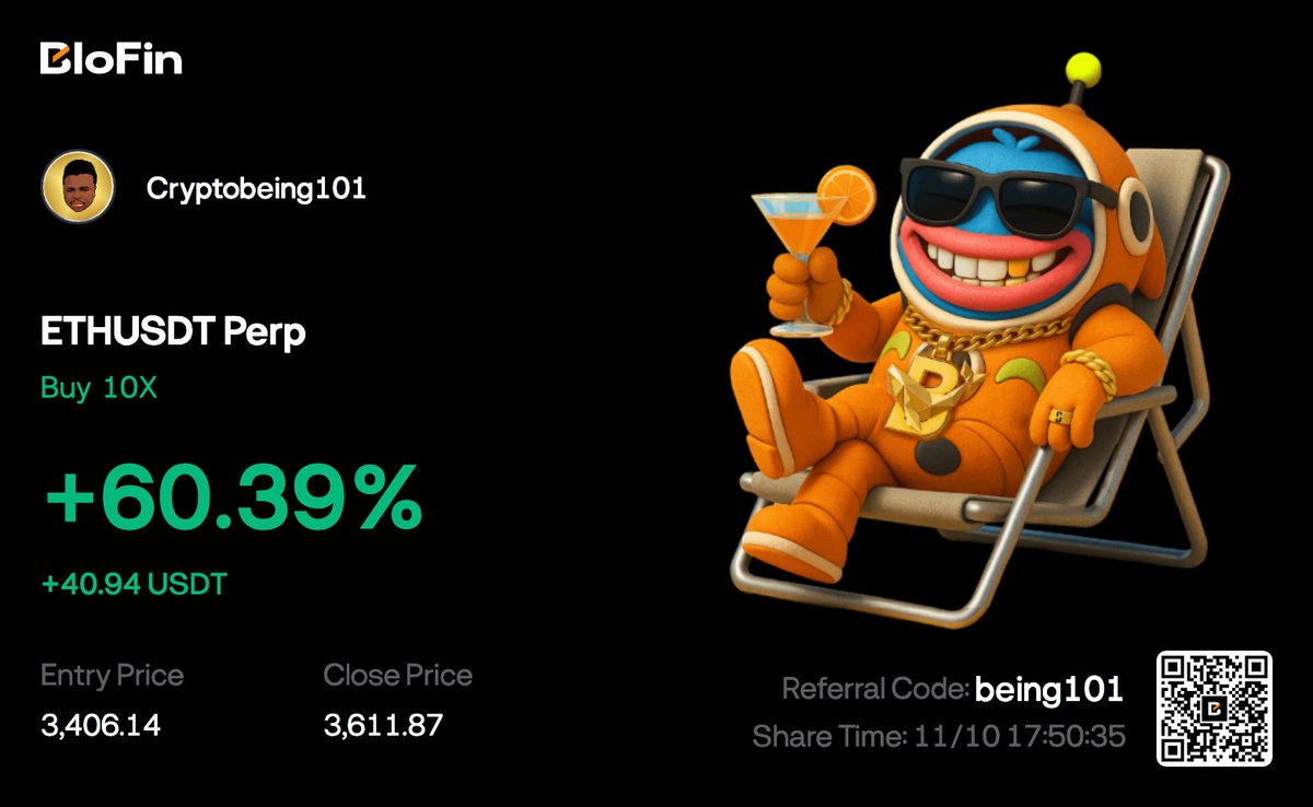 TO1Mcoin's tweet photo. $100 Challenge — Sponsored by @BloFinOfficial
📊 Initial Balance: $100
💰 Available Balance: $89.06
💸 Withdrawn: $54.42
📈 Profit: $43.47
🚀 Growth: +43.47%

#RoadTo1MChallenge #BloFin #TO1M https://t.co/HKalzvsqru
