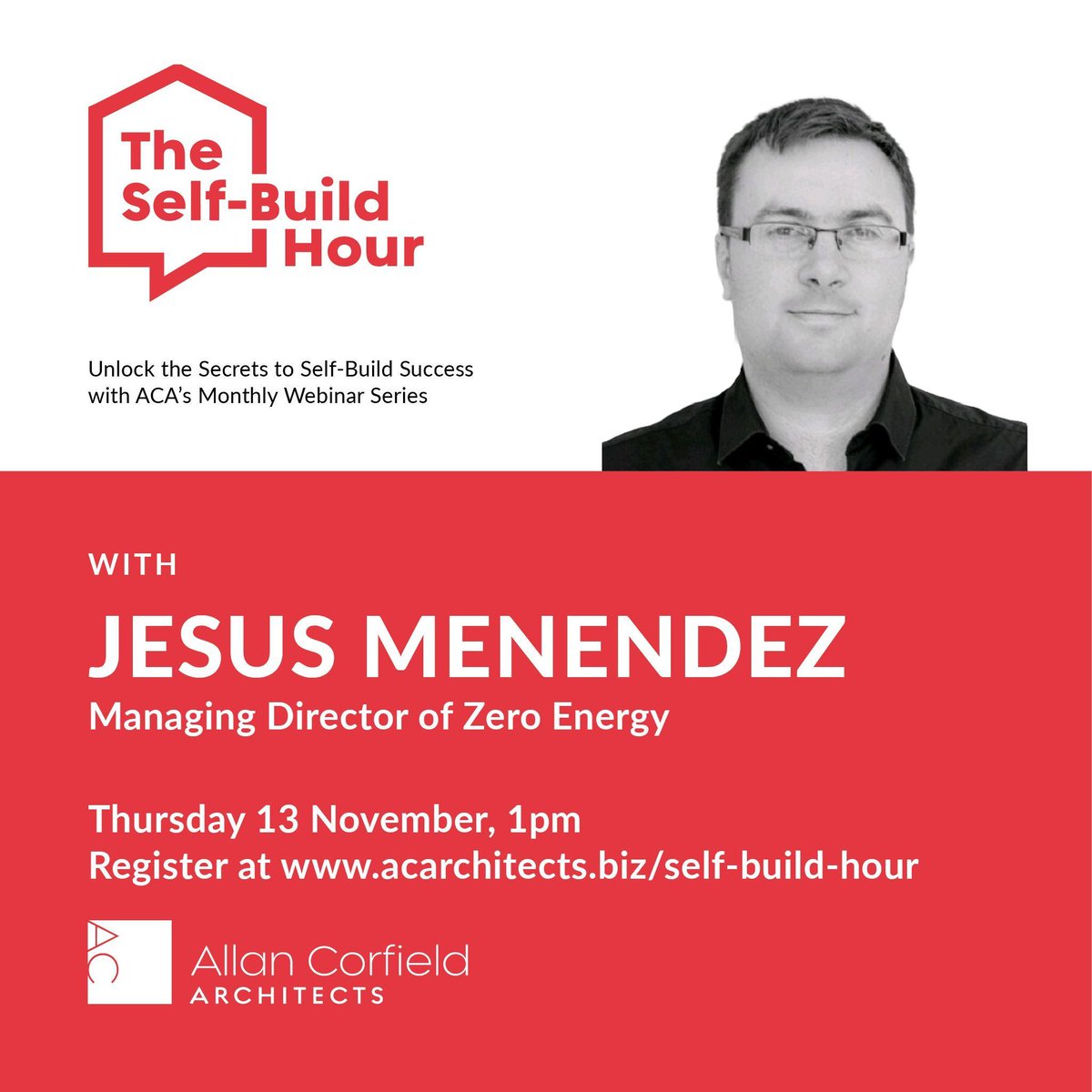 Curious about the advantages of #PassiveHouse certification? 
Join Jesus Menendez from Zero Energy for “The Benefits of Passive House Certification.”

Date: Thursday, 13.11.25
Time: 1 PM
Link: buff.ly/GRrOIM5 

#SelfBuildHour #SelfBuild #Passivhaus <a href="/zepassiv/">Zero Energy Passivhaus</a>