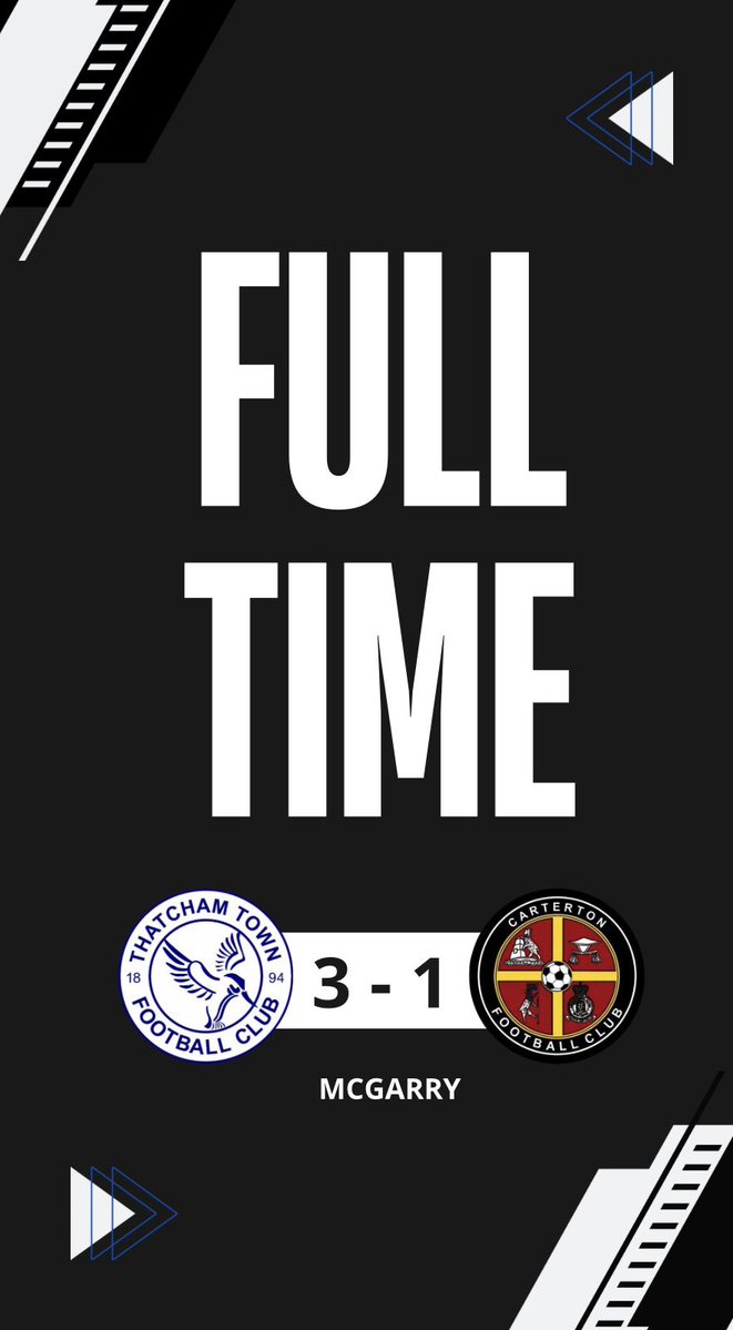 ⚫️RESULT⚪️

Thatcham took all 3 points last night.
