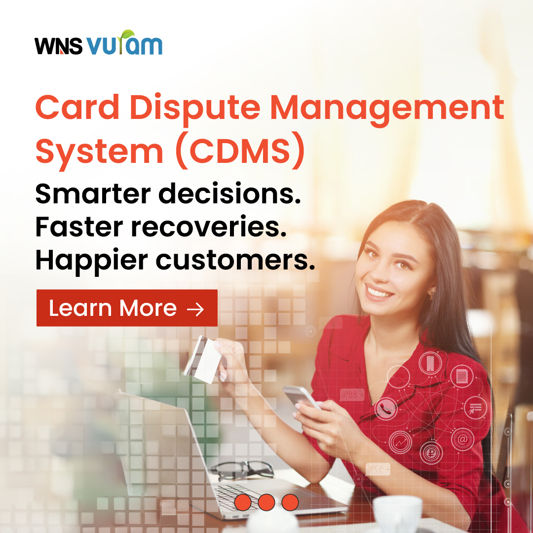 wnsvuram's tweet image. Redefining dispute management with WNS-Vuram’s CDMS.

Agentic AI-powered Intelligent Operations help resolve disputes faster, reduce chargebacks, and boost customer trust.
Learn more → lnkd.in/gpr_avH2

#AgenticAI #CDMS #FinTech #SmarterOps #CustomerTrust