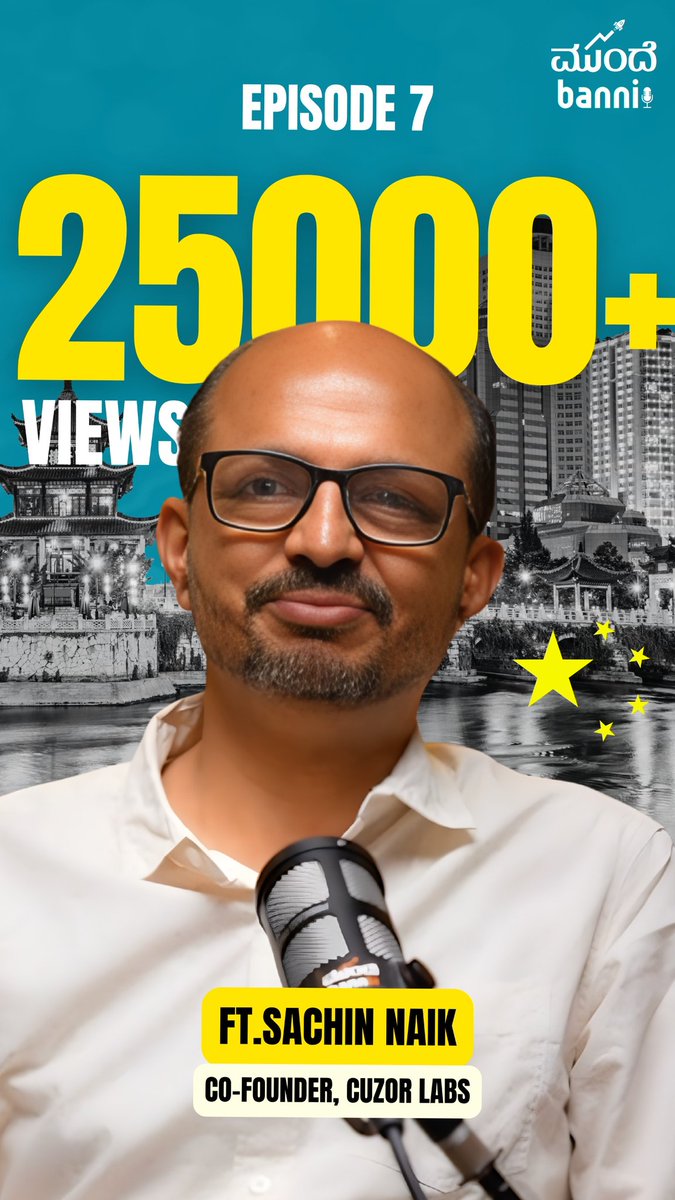 Our 5th episode to cross 25k views..

Thank you everyone. 🙏

Full episode: 👇
youtu.be/zyilhqWjG_k?si…

<a href="/sachindn/">Sachin Naik</a> <a href="/Shishir_S_U/">ಶಿಶಿರ್</a> <a href="/mundhebanni/">ಮುಂದೆ ಬನ್ನಿ</a>