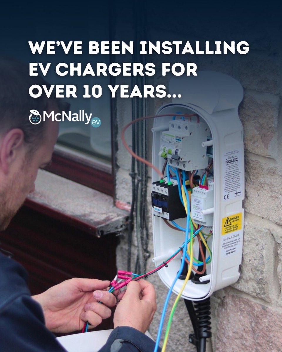 McNallyEV's tweet photo. If anyone knows their stuff… IT’S US🤩

Why choose a new EV charger installer jumping on the trend when you can go with experts with years of experience?  Get it done right, first time!

#EVCharging #EVExperts https://t.co/OTY050YTay