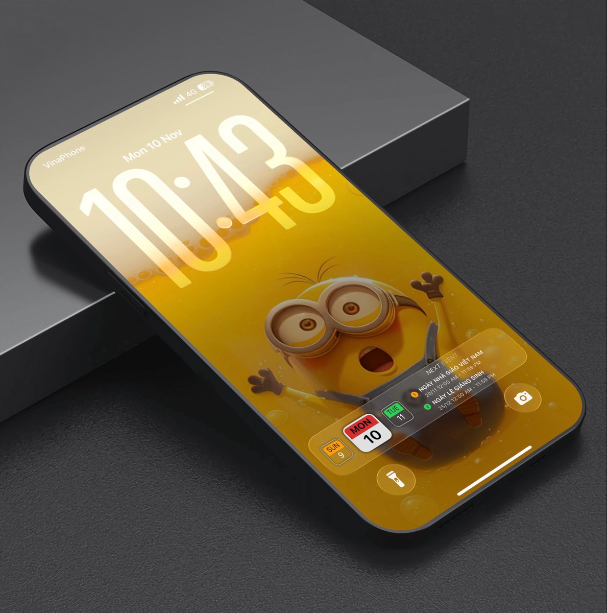 hungdv's tweet image. Lock screen setup on iPhone #ios26 #screensetup #widgetsetup