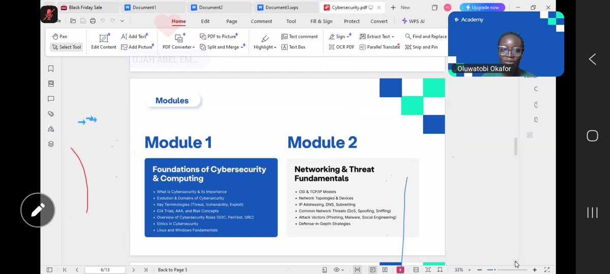 blackishjay___'s tweet photo. Finally kicked off my cybersecurity class @TSAcademyOnline Saturday 8th of November 2025..
It was an onboarding class, and things to expect. The tutor was really nice and jovial. 
Loved every bit of it and looking forward to the next class https://t.co/ABr3fQOZdW