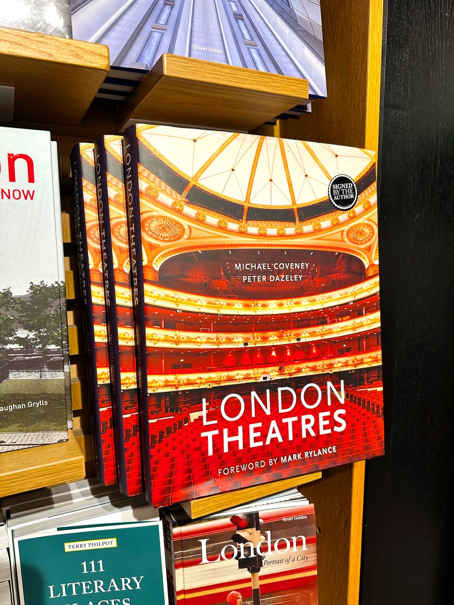 The reprint of my London Theatres book is doing well. Big thanks to Waterstones in Trafalgar Square. If anyone wants a signed discounted copy for a Christmas present message me <a href="/WaterstonesTraf/">Waterstones Trafalgar Sq.</a> <a href="/QuartoBooksUS/">Quarto Books US</a>