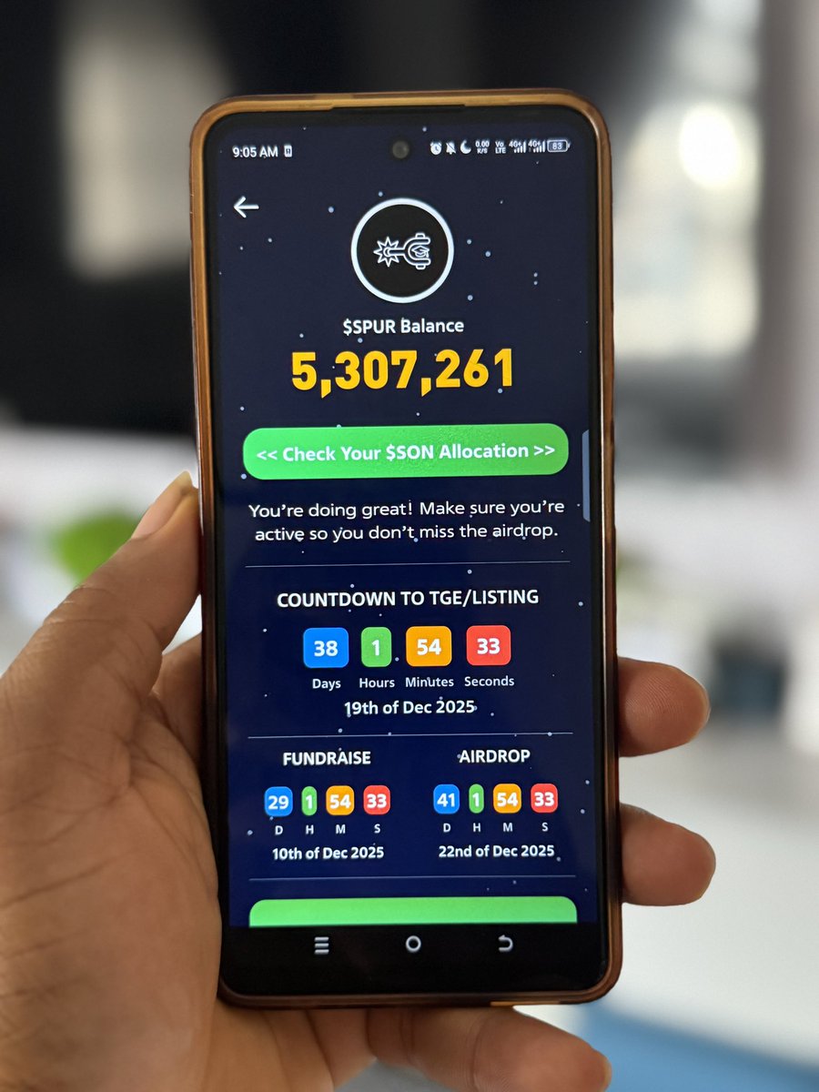 Szymansk_ii's tweet image. I didn’t make much from Spurprotocol but honest work pays still.😔 What’s your final score, let’s see what you made
#SpurProtocol