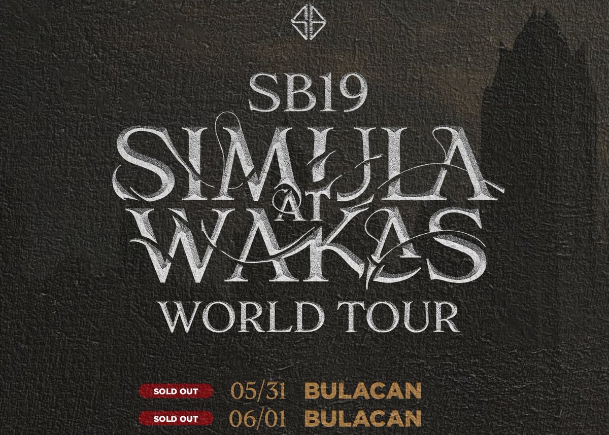 BREAKING: SB19’s Simula at Wakas World Tour Kick-Off at the Philippine Arena is now officially 𝗦𝗢𝗟𝗗 𝗢𝗨𝗧 for both days, as confirmed by the group’s latest post.

They’re the 𝗙𝗜𝗥𝗦𝗧 𝗔𝗡𝗗 𝗢𝗡𝗟𝗬 𝗙𝗜𝗟𝗜𝗣𝗜𝗡𝗢 𝗔𝗖𝗧 to achieve this milestone.

<a href="/SB19Official/">SB19 Official</a> #SB19