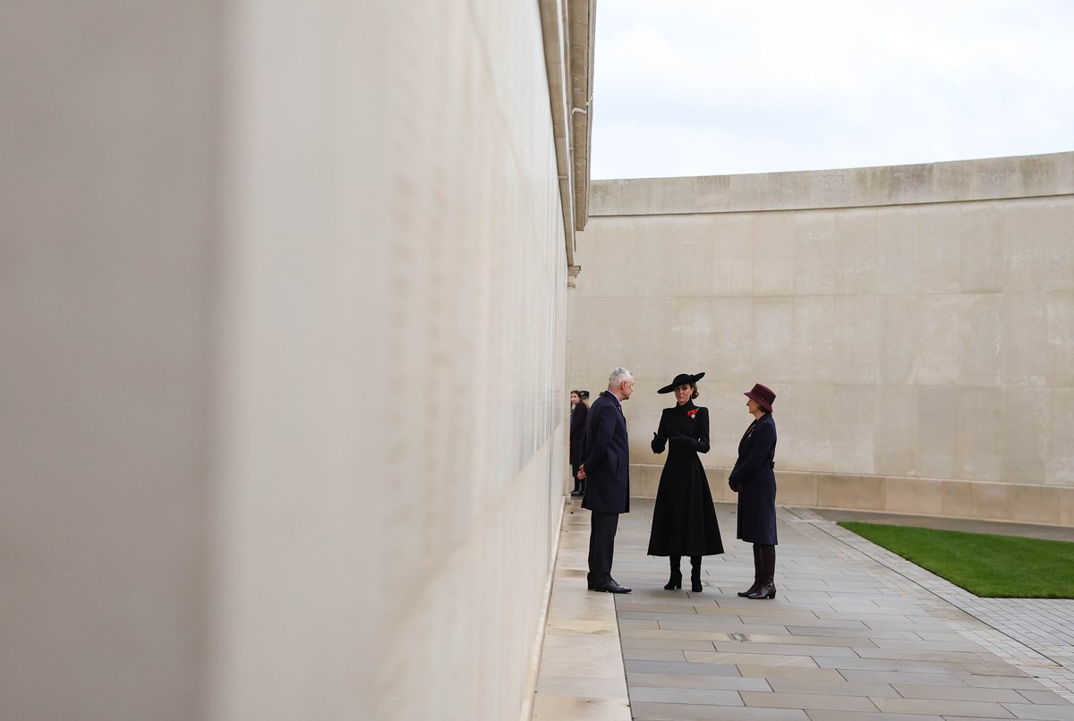 The Princess of Wales during a visit to the National Memorial Arboretum