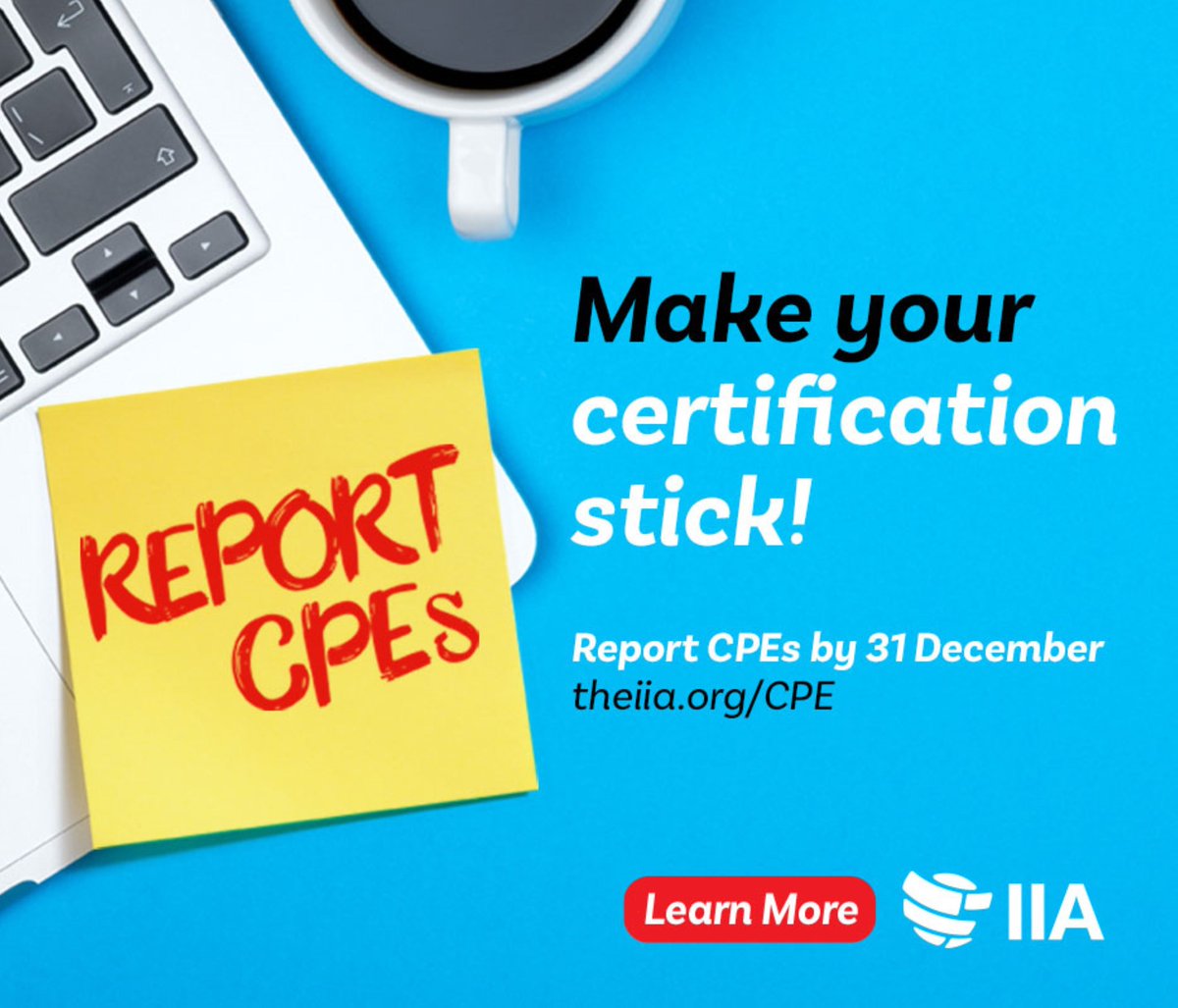 IIAKenya's tweet image. Certified Members: CPE reporting for 2025 is now open! File via CCMS to stay active.  
Payment is through IIA Kenya  
Need help? Email certifications@iiakenya.co.ke