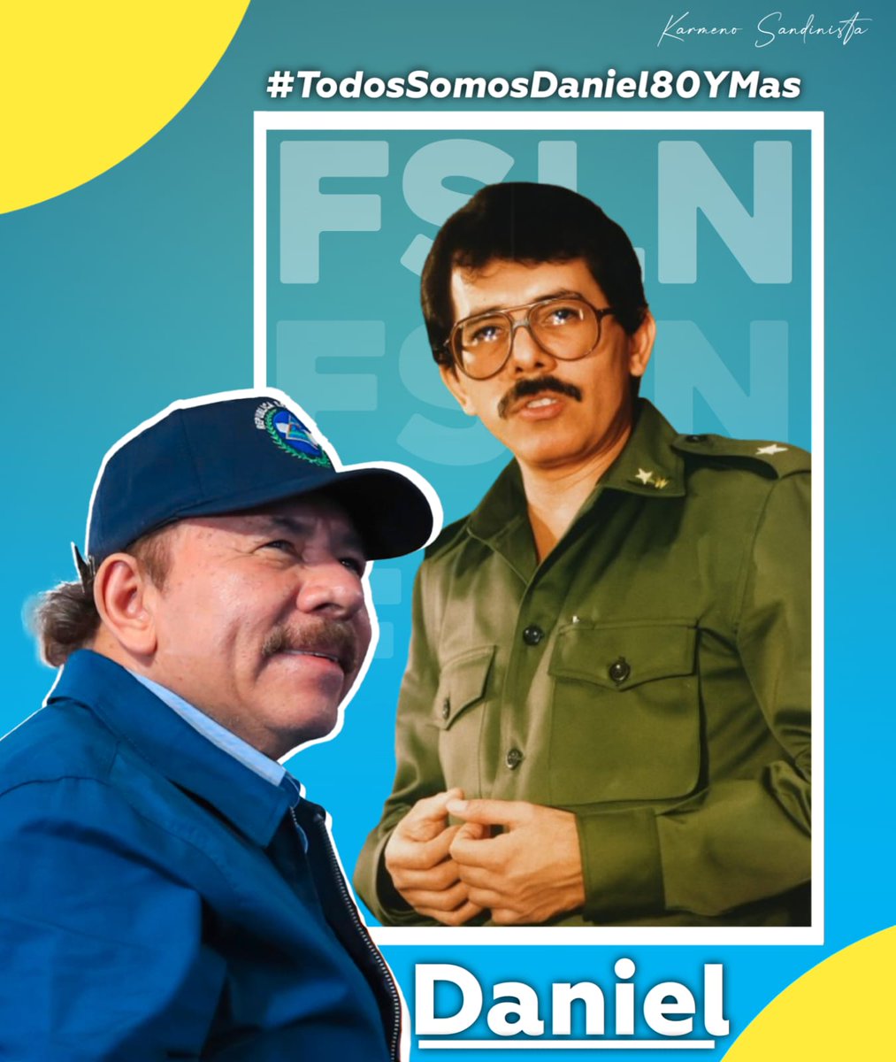 Feliz Cumpleaños Comandante Daniel!! #TodosSomosDaniel80YMas
