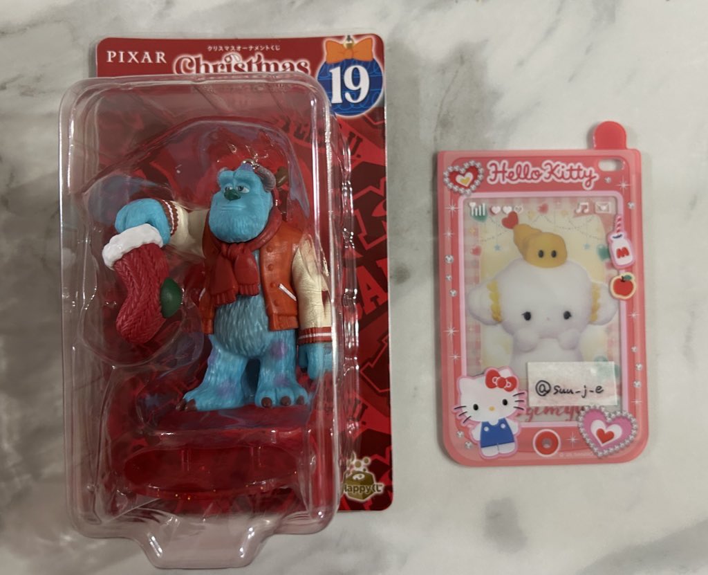 suu_j_e's tweet photo. 【交換】Disney ディズニー クリスマス オーナメントくじ 2025 Happyくじ ハッピーくじ

【譲】オーナメント賞  サリー

【求】プーさん > 画像スタンプ以外

郵送交換のみ📮𓈒𓏸︎︎︎︎
お気軽にお声掛け下さい🙇‍♀️ https://t.co/mPt9q0J0oi