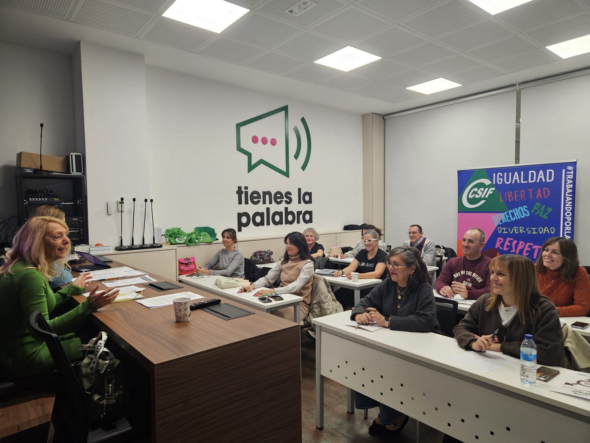 CSIF_UACyL's tweet image. 🔝 CSIF impulsa la igualdad real en el ámbito laboral.

📍 Valladolid ha acogido una nueva reunión del Grupo de Trabajo de Igualdad y Responsabilidad Social de CSIF Castilla y León, con la participación de Eva Fernández, Secretaria Nacional de Igualdad y R.S., y Mar Carrascal,…