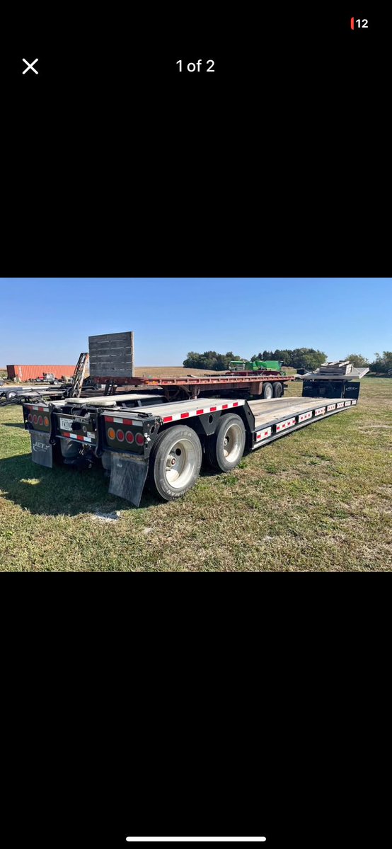 Dusty3080467325's tweet image. Anyone looking for a Hyd detach-34’ well 
I have a 2022 Jet 35 ton -no pony motor 
Has about 110 k miles on it 
Will trade for farm equipment or a new diesel pickup 
Cost $82k in 2022
