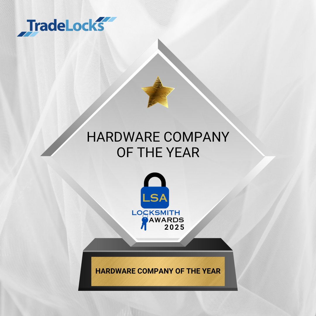 tradelocks's tweet photo. As part of the UAP group, TradeLocks is proud to announce that UAP has been named Hardware Company of the Year at The Locksmiths Awards 2025!

#tradelocks #UAP #LocksmithsAwards #HardwareCompanyOfTheYear #DirectorOfTheYear https://t.co/cRexBLtjrb