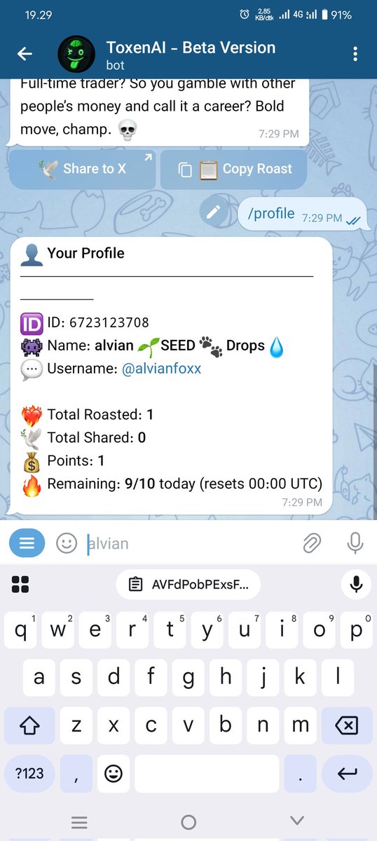 BayuSuci8's tweet photo. @ToxenOnChain AVFdPobPExsF2u7S1E5NZ9B32jLLWz1RNtbE3YJ8K9mR https://t.co/Ln4Seoy8af