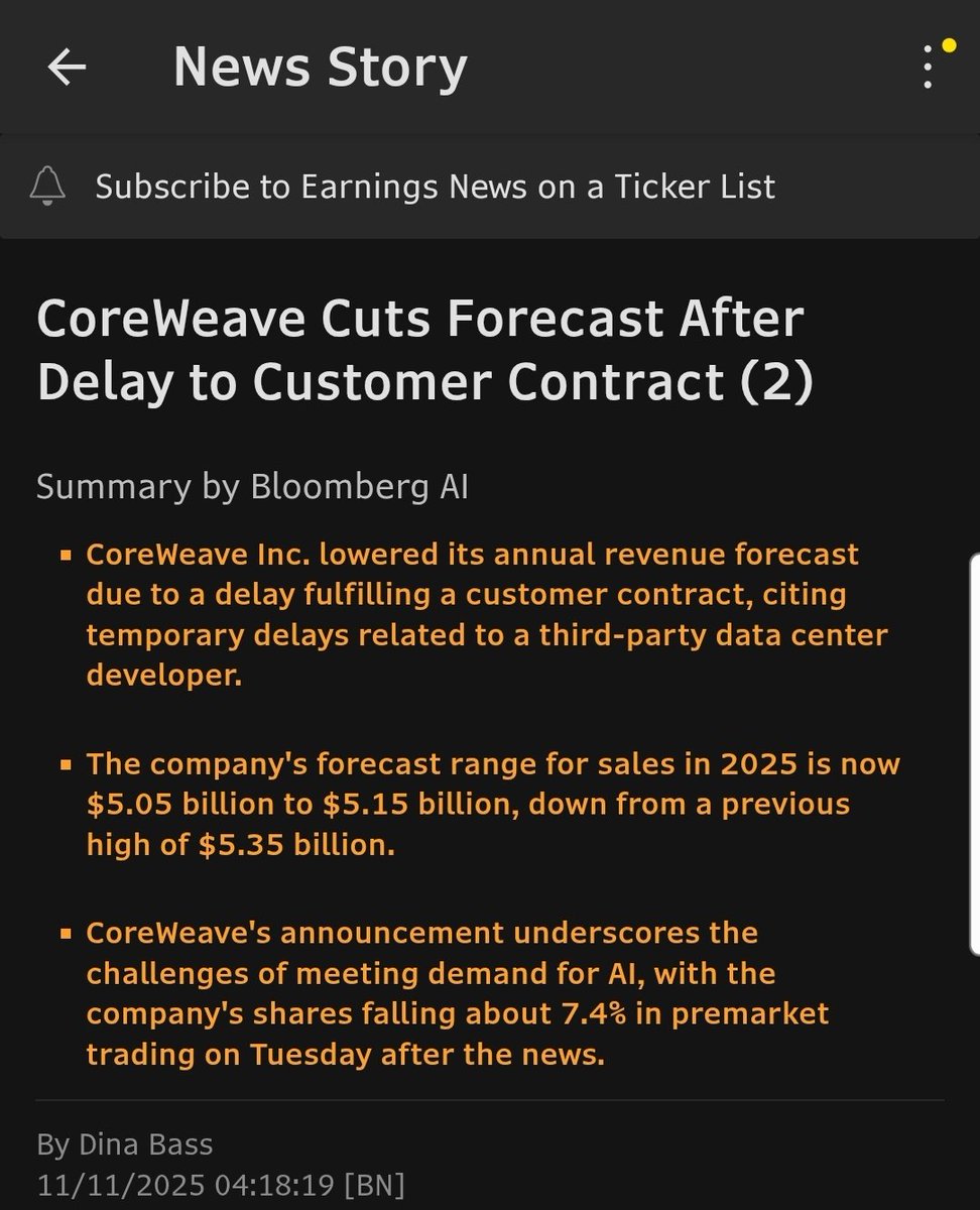 0rangeCru5h's tweet image. $crwv down on reduced forest 
#SoftBank sells their entire $NVDA position 
BofA says the AI trade has a lot more upside 
Hum.... 🤔