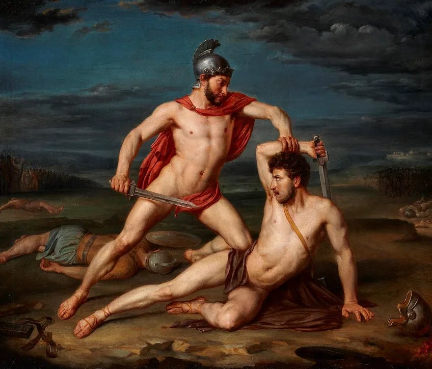 Legere's tweet image. #rereading the #Illiad #Homer speaks to something that has never changed: man’s attraction to violence, and his search for meaning within it. #singer-songwriter