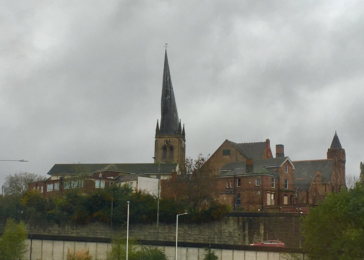 Surely George took a view  - ‘Yon tower neds straightenin mon’ (?!)