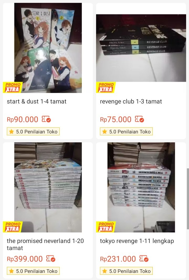 Misteriusprof's tweet photo. Wts komik manga
Harga tertera khusus untuk hari ini. Besok harga beda
Judul ada digambar

Haikyu, junji ito, one room of happiness, hanako, juliet, asarichan, kindaichi,one piece, hai miiko, start &amp; dust, revenge club, promised neverland, tokyo revenge https://t.co/5IxsMEqGG2