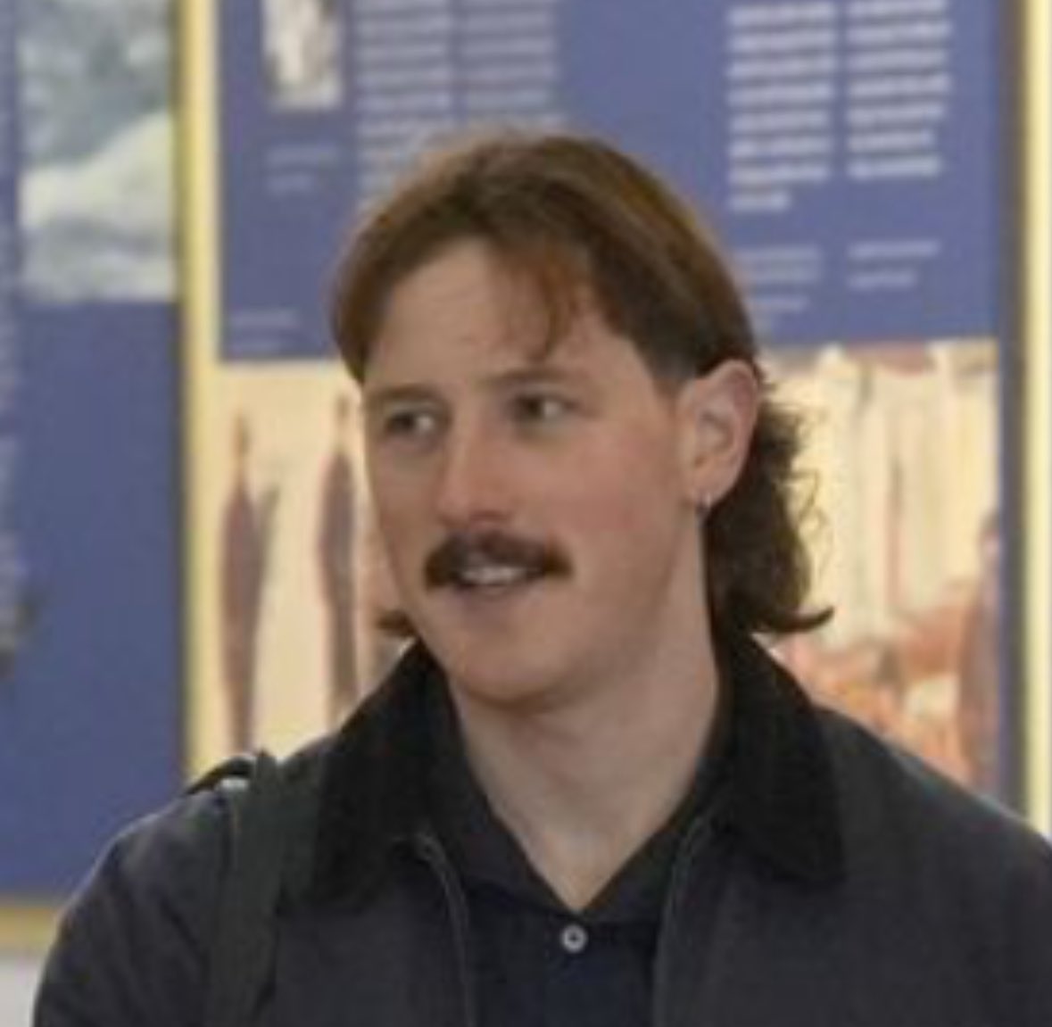 Catherine Connolly’s son sporting a truly phenomenal mullet and moustache combo. The country is in safe hands. 

#Aras25 #president