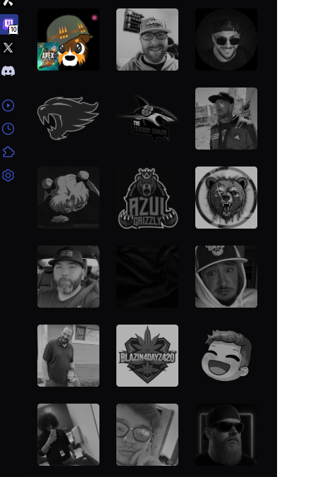 Damn! I looked at my Twitch followed list on Opera, and it brought back some memories! A lot of people there you may not know, but they created some damn good content! And I will never unfollow! &lt;3