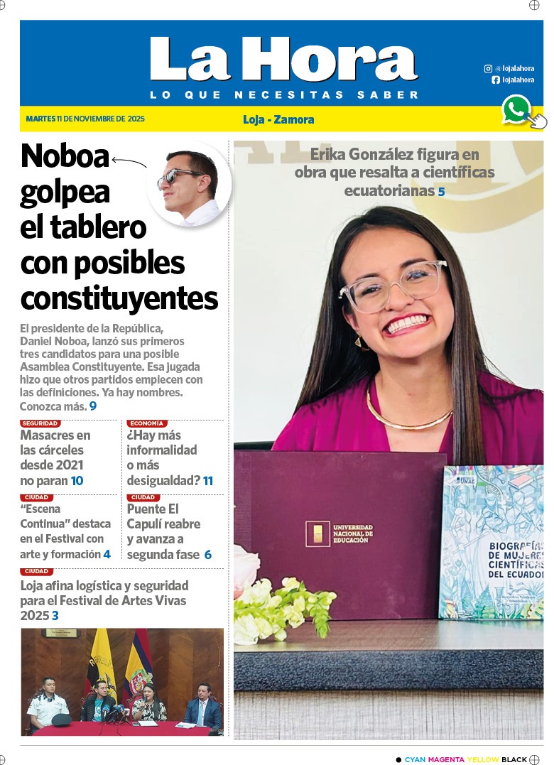 ¡Buenos días, lectores! ☀️ Compartimos la edición de este martes 11 de noviembre de 2025 👉 acortar.link/pznHkn