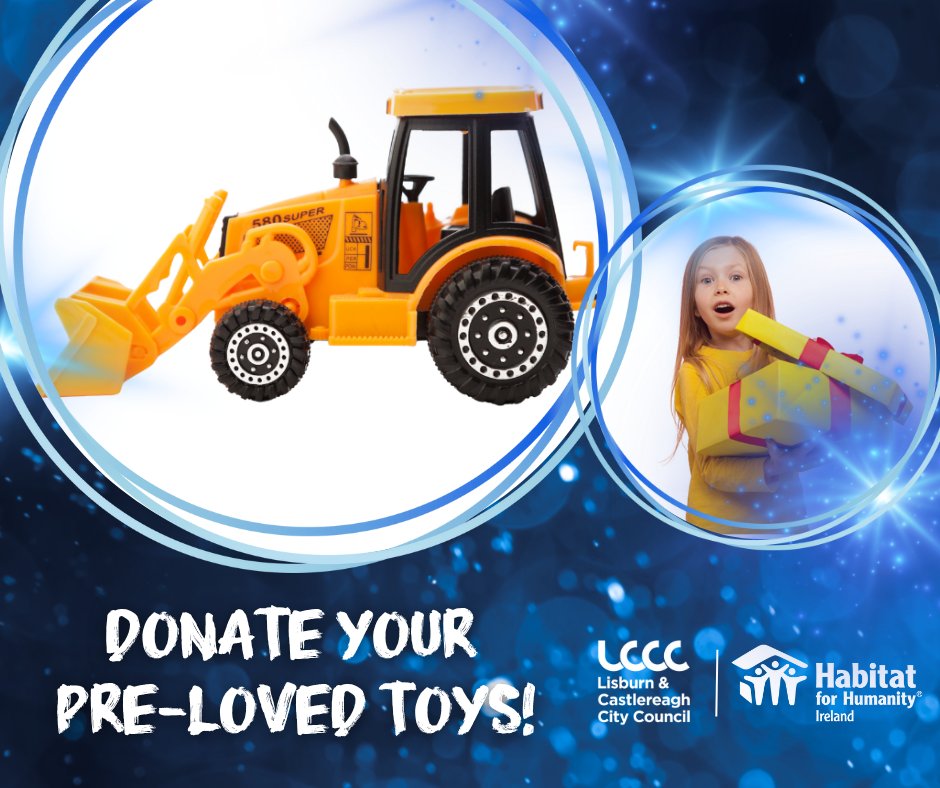 lisburnccc's tweet image. 🎁 Every toy deserves a second chance to make a child smile
By donating your pre-loved toys, you’re not just decluttering, you’re creating memories for another family.

Join the sustainable Christmas movement and donate your pre-loved toys today.

Where To Donate
📍Habitat…