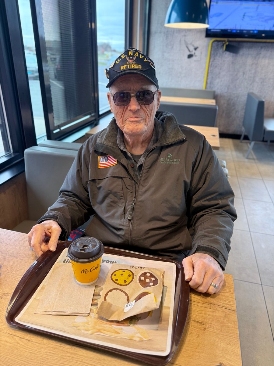 Veterans, stop by your local Courtesy Corporation McDonald’s today for a free Small Coffee and a pack of cookies! Thank you for your service!
Offer valid for dine-in only.