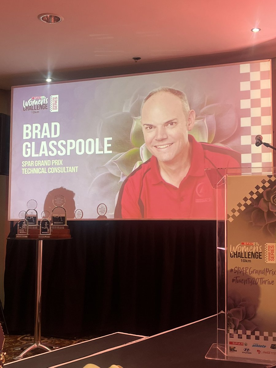 Brad Glasspoole has done an exceptional job in keeping the @spargrandprix running. Huge thank you to you Brad 🙏🏾🙌🏽 #spargrandprix #twenty20thrive