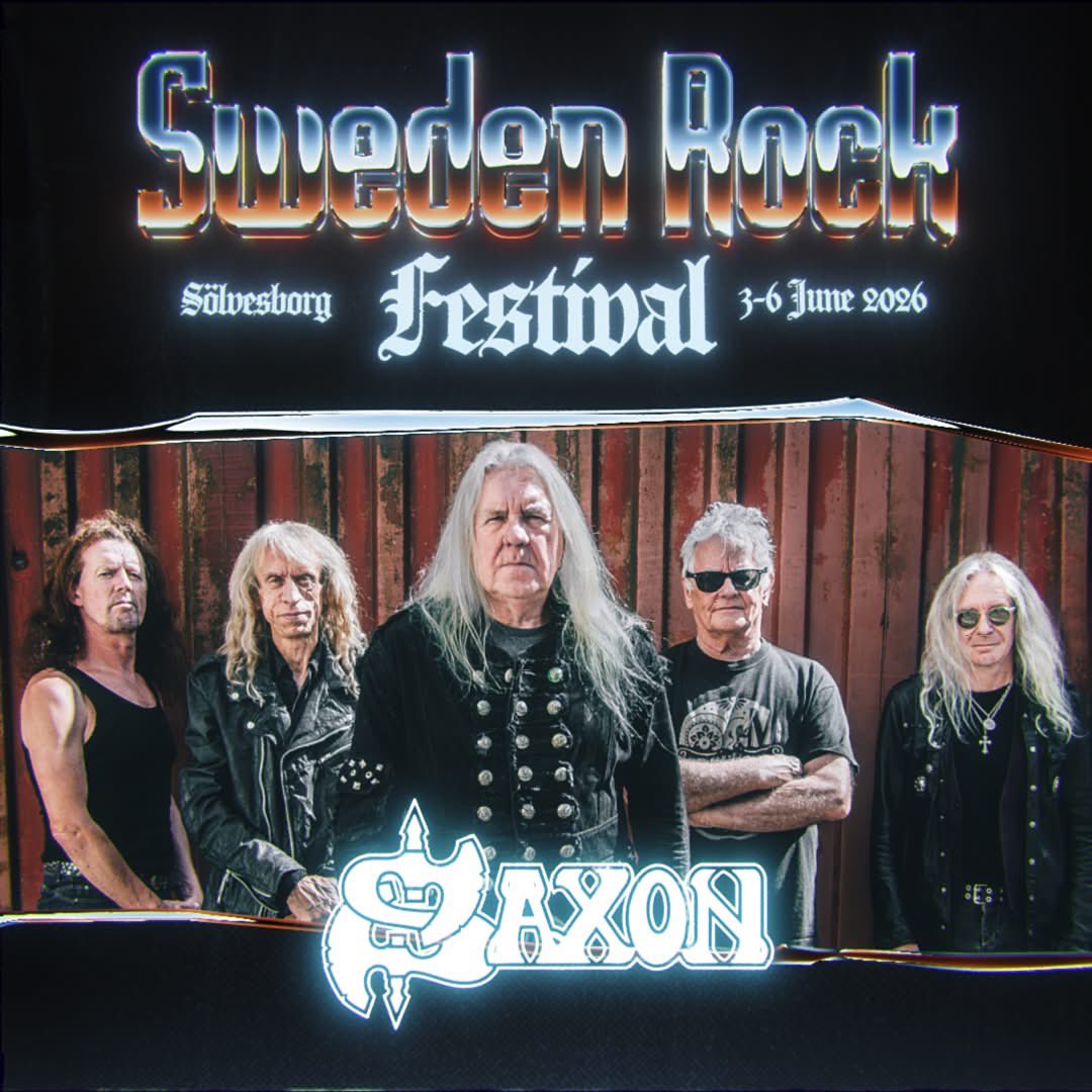 The Mighty Saxon are pleased to announce they will be back <a href="/Sweden/">Sweden</a> Rock Festival in 2026!!

Tix at:
swedenrock.com

#themightysaxon #swedenrock #britishheavymetal #livegigs