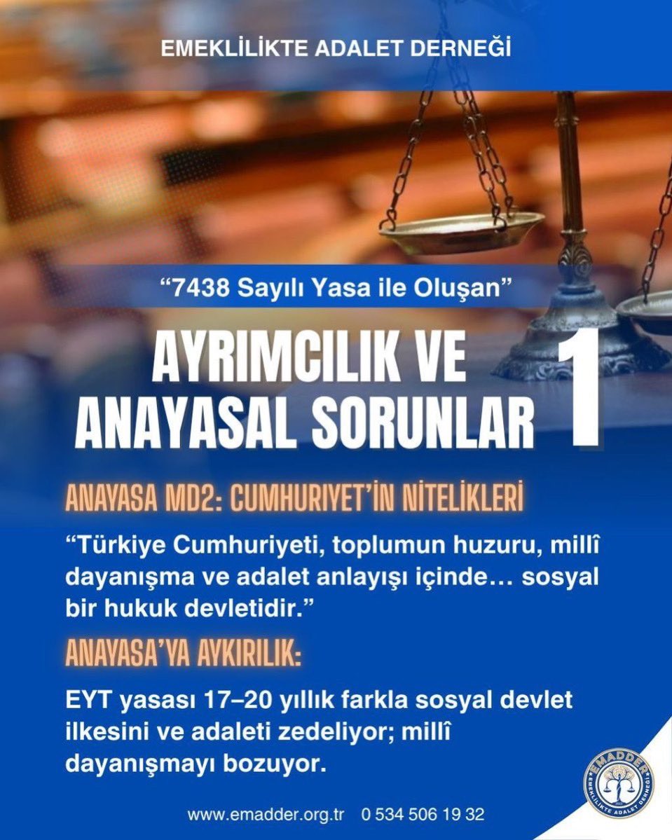 📣📣T.C. ÇALIŞMA VE SOSYAL GÜVENLİK BAKANLIĞI BÜTÇESİNİ GÖRÜŞEN VEKİLLERİMİZE ÇAĞRIMIZDIR📣📣

<a href="/mehmedmus/">Dr. Mehmet Muş</a>
<a href="/MKalayci42/">Mustafa Kalaycı</a>
<a href="/veliagbaba/">Veli Ağbaba</a> 
<a href="/55erhanusta/">Dr. Erhan Usta</a>
<a href="/sadullahkisacik/">Sadullah Kısacık</a>

🩸 Her bütçe önce adaleti dağıtmalıdır.
Adaletsiz bir bütçeden refah çıkmaz.

Bir gün farkla 17 yıl bekletilen