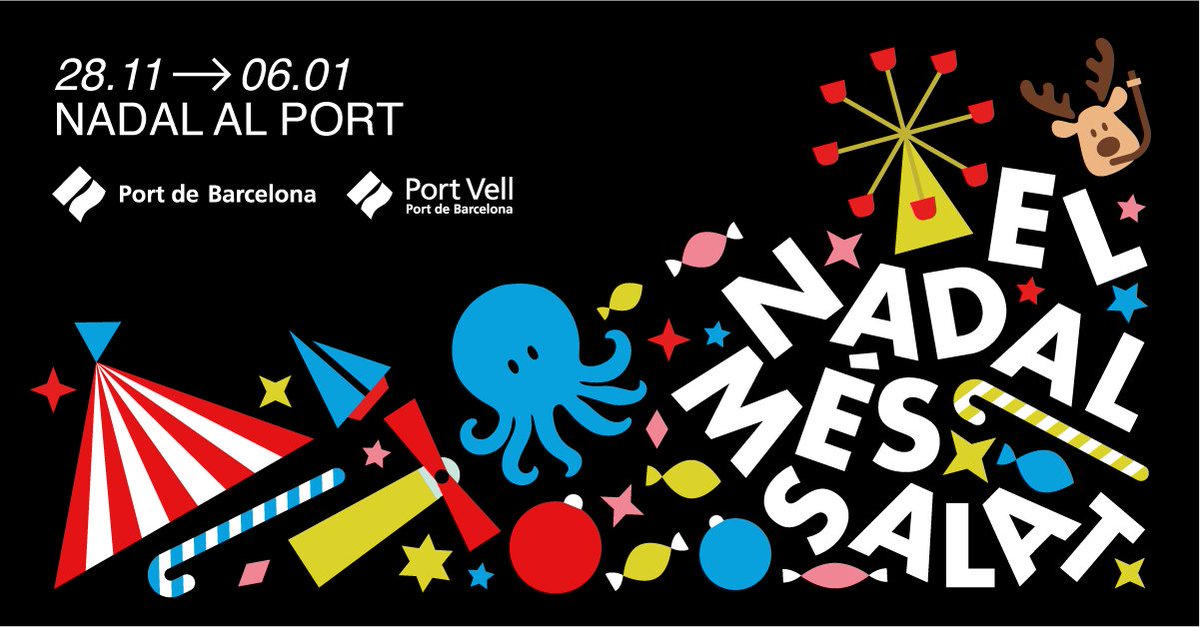 PortdeBarcelona's tweet photo. 🎄 Torna el #NadalalPort... i més gran que mai!
📆 Del 28/11 al 6/01, el #PortVell s'omple de llum, activitats, atraccions i novetats com els batejos de vela o el tour nocturn amb @GolondrinasBCN!
✨ No et perdis l'encesa de llums: 28/11 a les 18.30h!
👉 https://t.co/j4NNCmeAeV https://t.co/ojTkG8G1vi