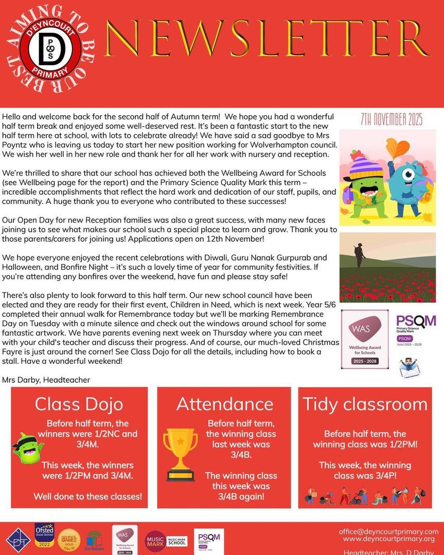 D'Eyncourt Primary School tweet media