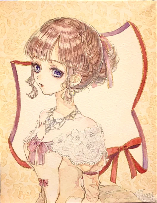 数年前に描いたアナログ創作絵