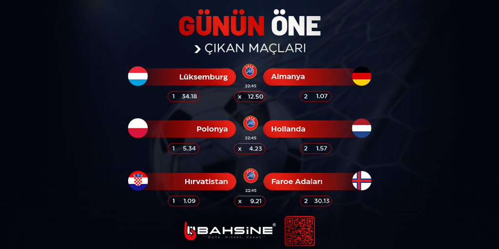 BahsinePro's tweet photo. 🔥Bahsine Pro ile Dünya Kupası Heyecanı Başlıyor! ⚽
🏆Elemelerde Kazan, Bahsine Pro’da Fark Yarat! 💥

#bahsinepro #bahsineprogiriş #Lüksemburg #Almanya #Polonya #Hollanda #Hırvatistan #FaroeAdaları

🐤Güncel Giriş: https://t.co/JKcPMMVKAR
🐤Telegram: https://t.co/6Jw16WDvfm https://t.co/gZJBwXpTFP