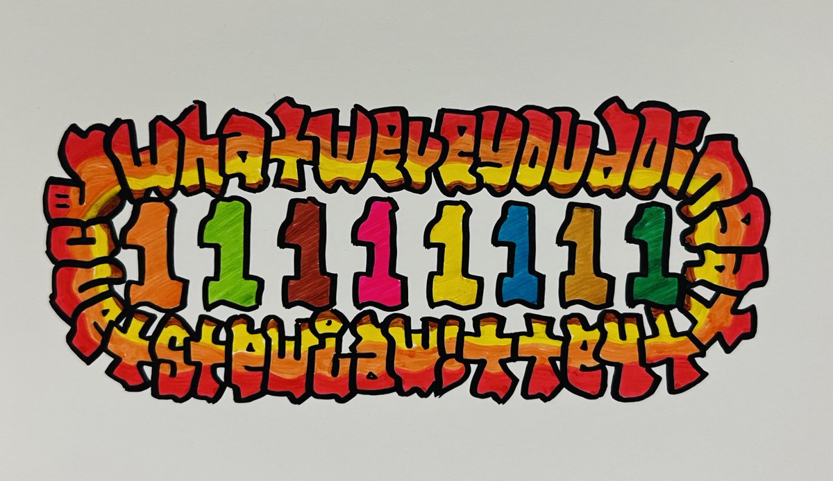 ryu0315m's tweet photo. November 11 at 11:11 a.m.[extra]
#doodleart #drawingart #illustrationart #LogoDesign #lettering #palindromedate #repeatingnumbers https://t.co/TjIsSg64TX