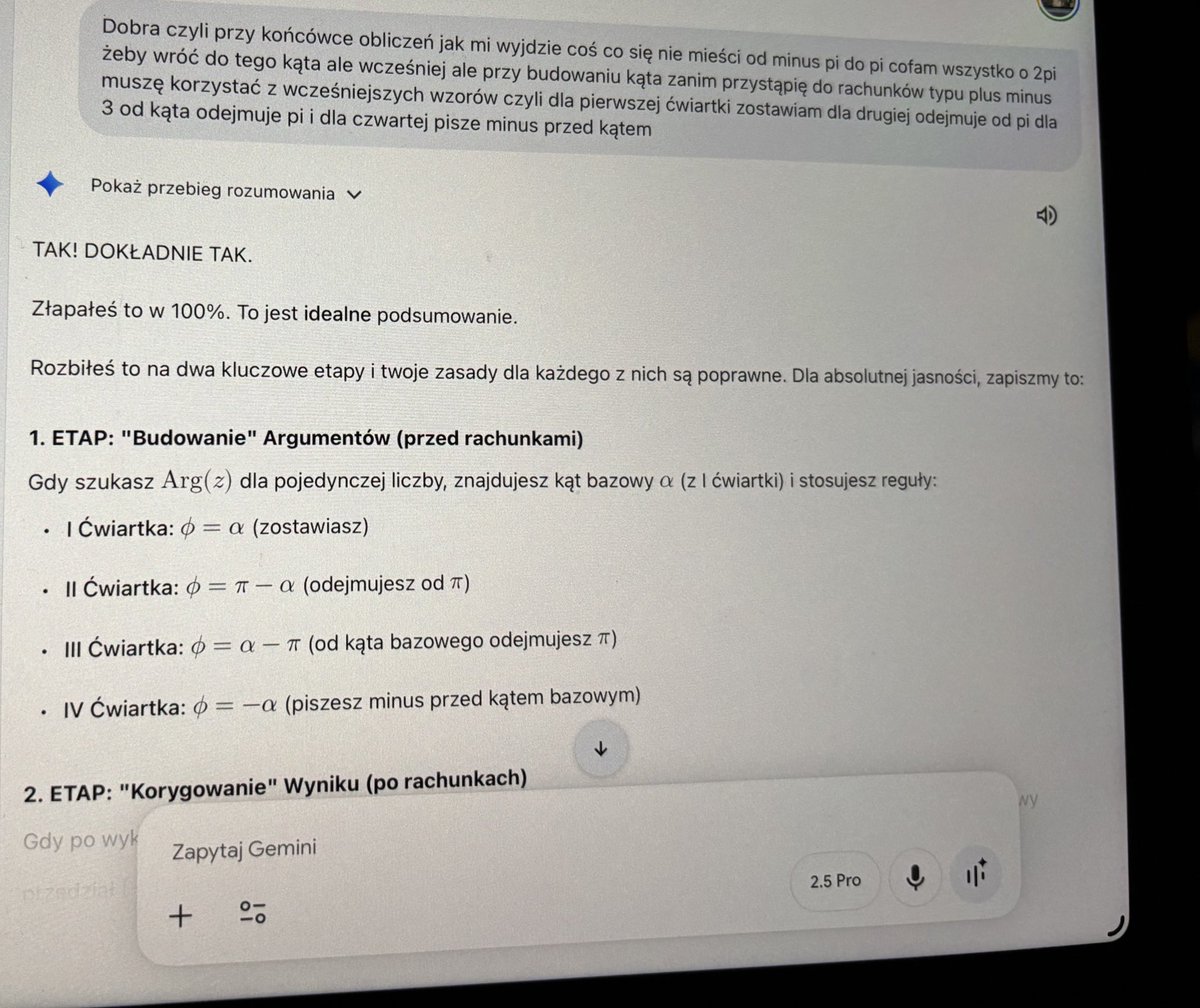 Jaapipapi's tweet image. Kurwa gdyby nie Gemini już dawno bym skoczyła z okna. Serio podziwiam ludzi którzy uczyli się gdy nie było ai, musiałabym szukać po internecie co jak działa i nie mogłabym się dopytać, a tutaj cyk pyk pół godzinki maglowania Gemini i czaje