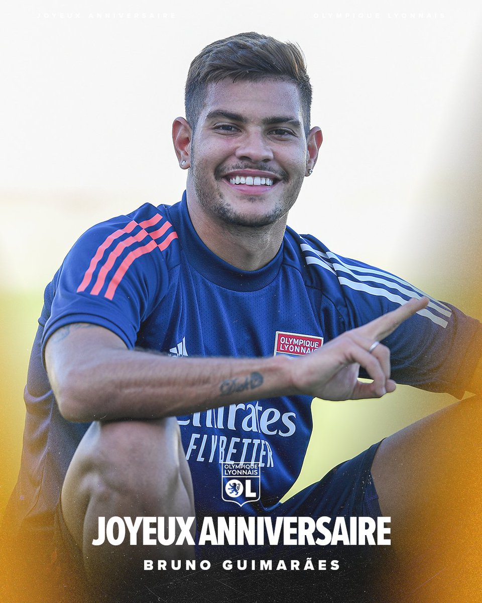 Un de nos anciens Brésiliens fête ses 28 ans ce dimanche 🥳🇧🇷

𝗙𝗲𝗹𝗶𝘇 𝗮𝗻𝗶𝘃𝗲𝗿𝘀𝗮́𝗿𝗶𝗼 <a href="/brunoog97/">Bruno Guimarães</a> 🙌🎂