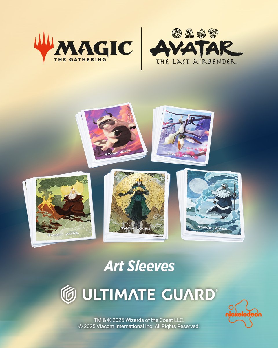 avatar mtg card sleeves Ultimate Guard Art Sleeves Magic: The Gathering | Avatar: The Last Airbender