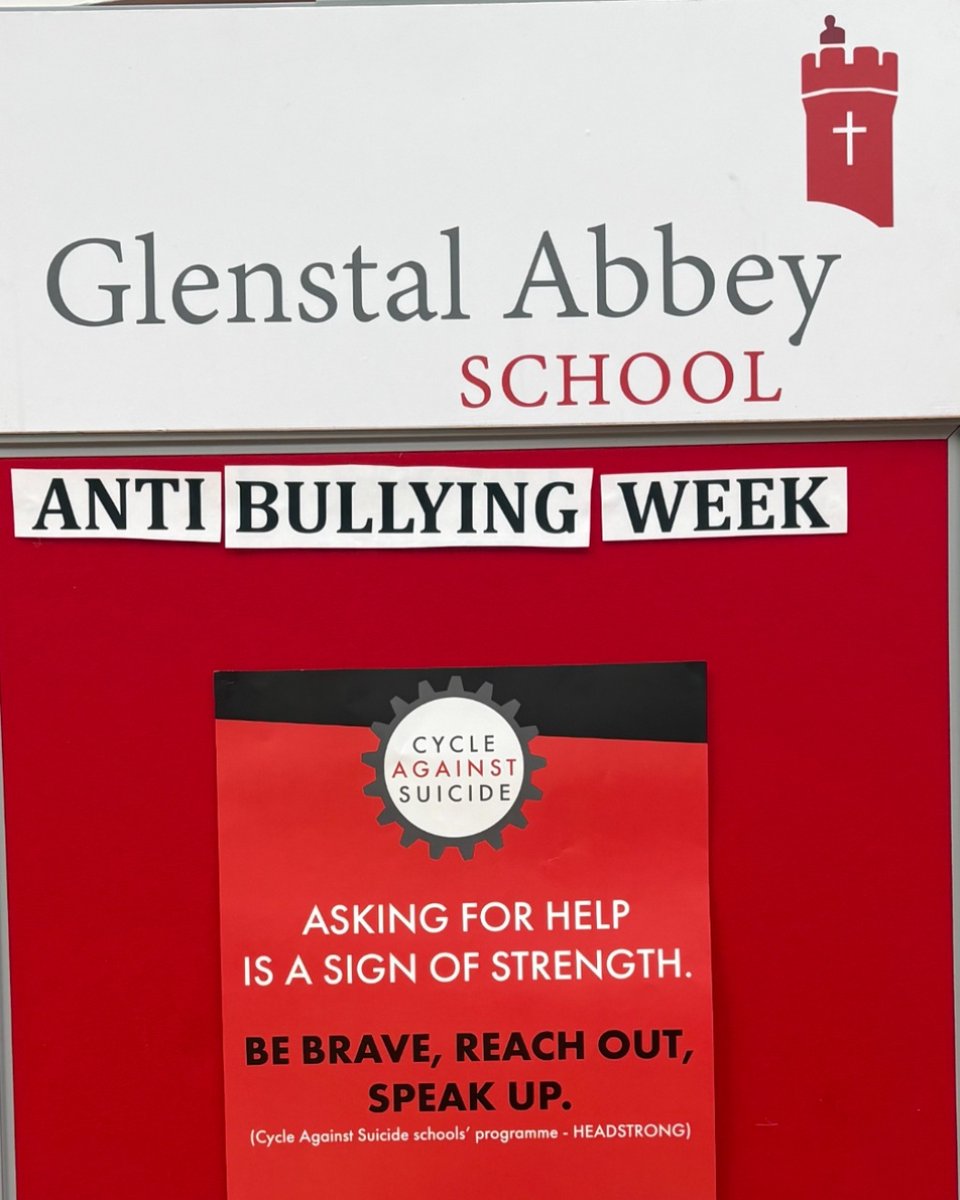 GlenstalSchool's tweet photo. Our Anti-Bullying Week 'Cycle Against Suicide' sees student and staff volunteers taking shifts on stationary bikes throughout the week in support of this important cause 🚴🚴

To donate ➡️  https://t.co/kIDB90H1LS  @CASuicide https://t.co/tJ61aYiI7S
