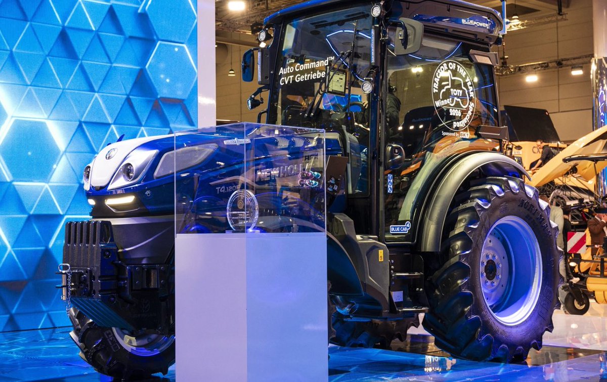 noticiasmaquina's tweet image. New Holland gana el premio ‘Best Specialized’ en los Tractor of the Year 2026 dlvr.it/TPC559 #AGRÍCOLA #AutoCommand #BestSpecialized #NewHolland #T4120F