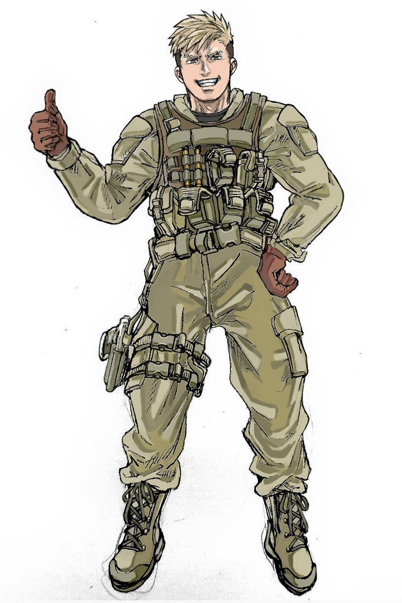 過去の線画に着色。